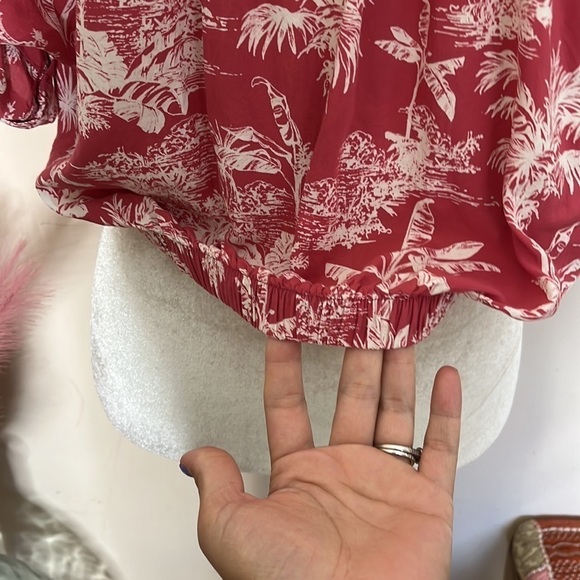 American eagle • palm leaf crop top - Picture 6 of 9